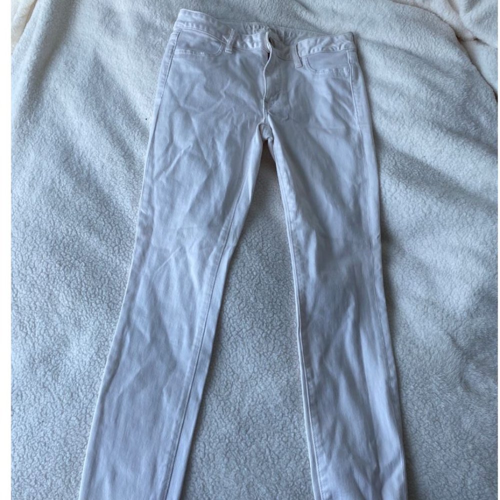 American Eagle Super Stretch White Jeans